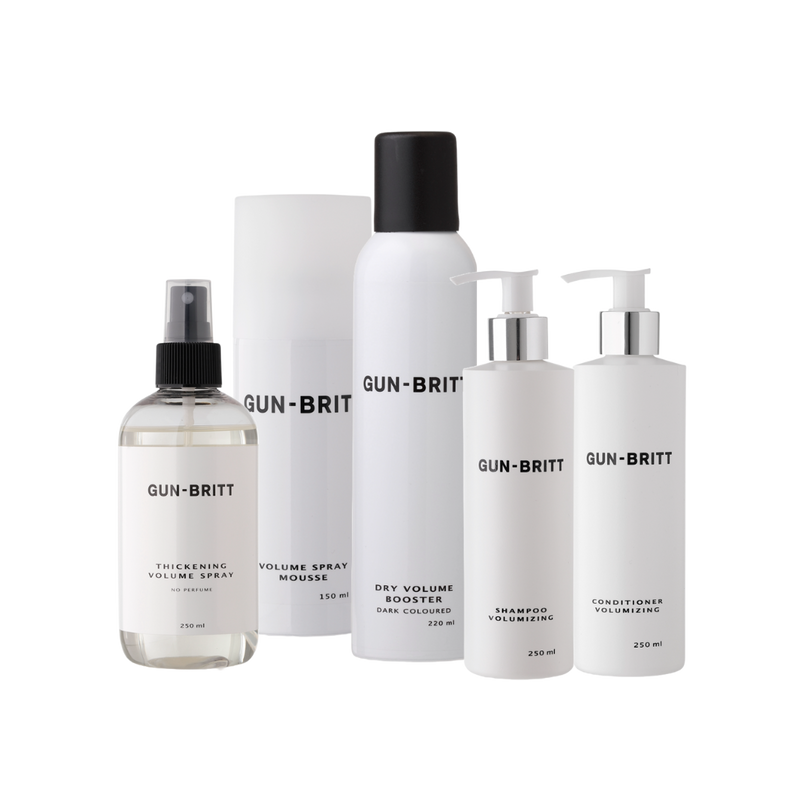LIVE 0104 (DARK)Gun-Britt Volumizing Pack (5 produkter)