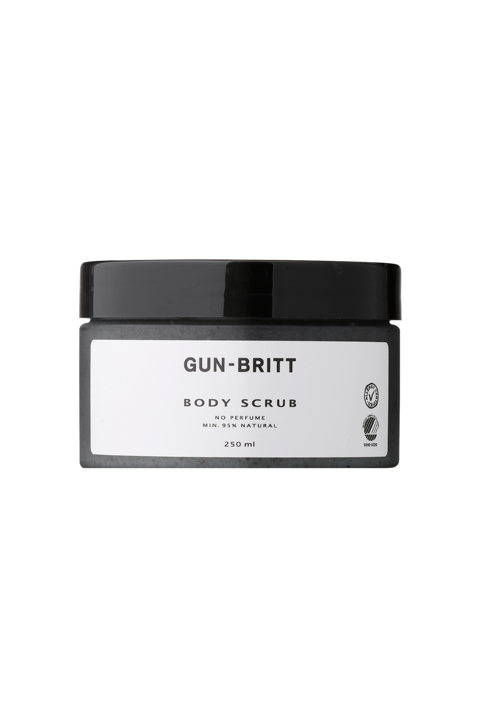 Gun-Britt Body Scrub Svane & Allergy mærket